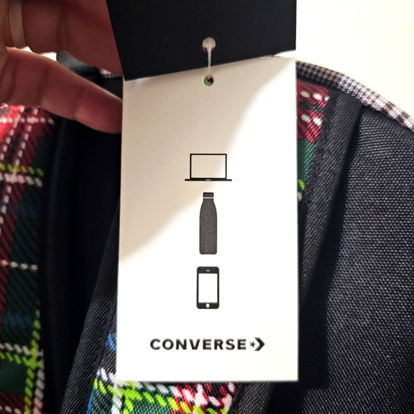 Converse Go 2 Patterned Check Backpack 24 Liter Capacity. - Picture 6 of 8